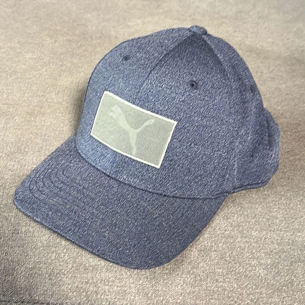 Puma 110 Tour Exclusive Blue Golf Hat Cap Adjustable Snap Back